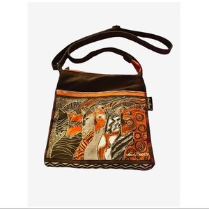 BOUTIQUE | AZTEC EQUESTRIAN CANVAS CROSSBODY PURSE